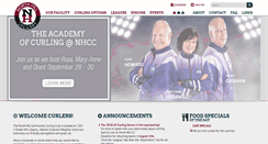 Desktop Screenshot of northhillcurlingclub.ca