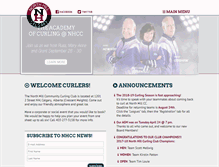 Tablet Screenshot of northhillcurlingclub.ca